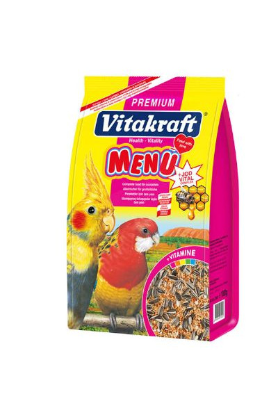 VİTAKRAFT PARAKET YEMİ 1 KG - 5'Lİ .6